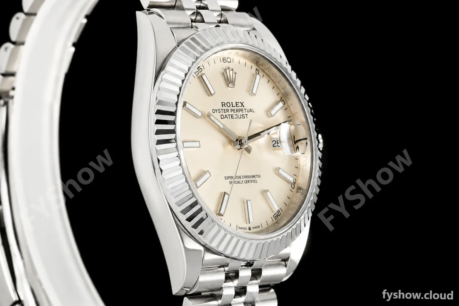 Rolex - Datejust 126334 41mm Gain Weight Jub Flt 904L SS/SS Silv/Stk QF SH3235 - Image 2