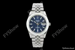 Rolex - Datejust 126334 41mm Gain Weight Jub Flt 904L SS/SS F-Blu/Stk QF SH3235