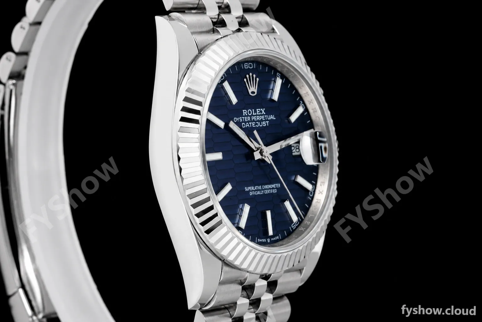 Rolex - Datejust 126334 41mm Gain Weight Jub Flt 904L SS/SS F-Blu/Stk QF SH3235 - Image 2