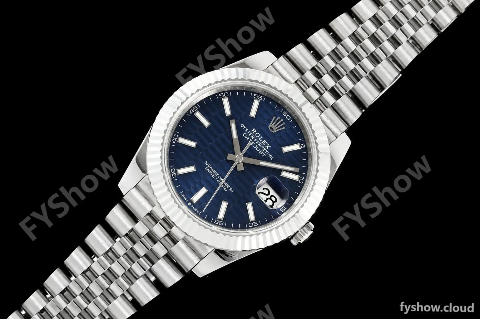 Rolex - Datejust 126334 41mm Gain Weight Jub Flt 904L SS/SS F-Blu/Stk QF SH3235 - Image 24