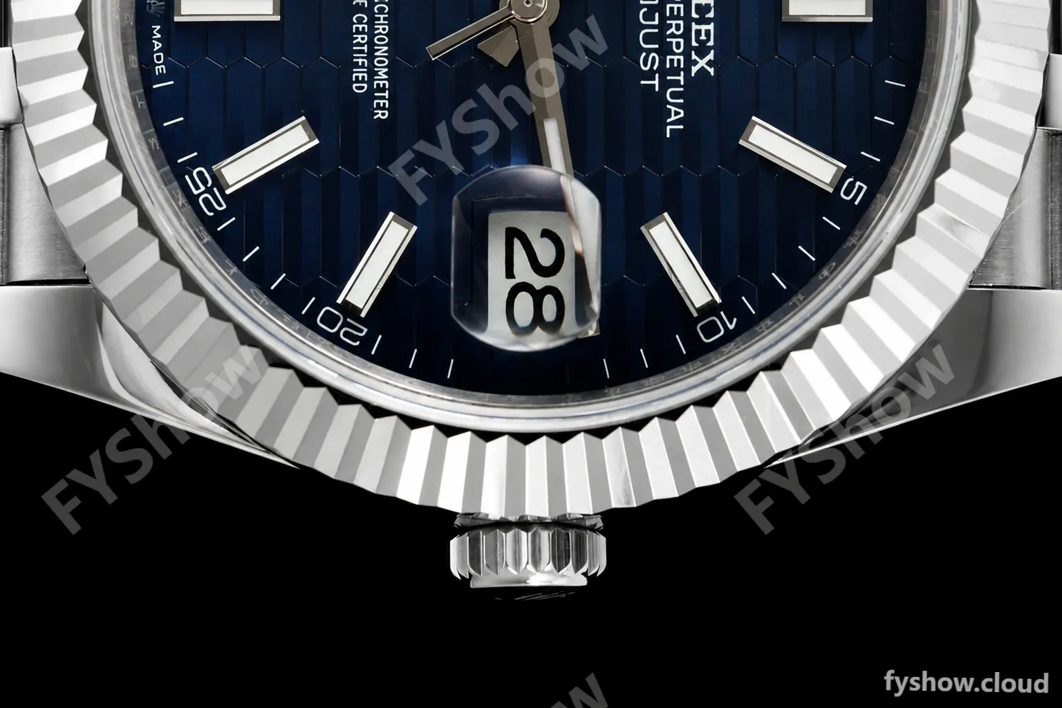 Rolex - Datejust 126334 41mm Gain Weight Jub Flt 904L SS/SS F-Blu/Stk QF SH3235 - Image 3