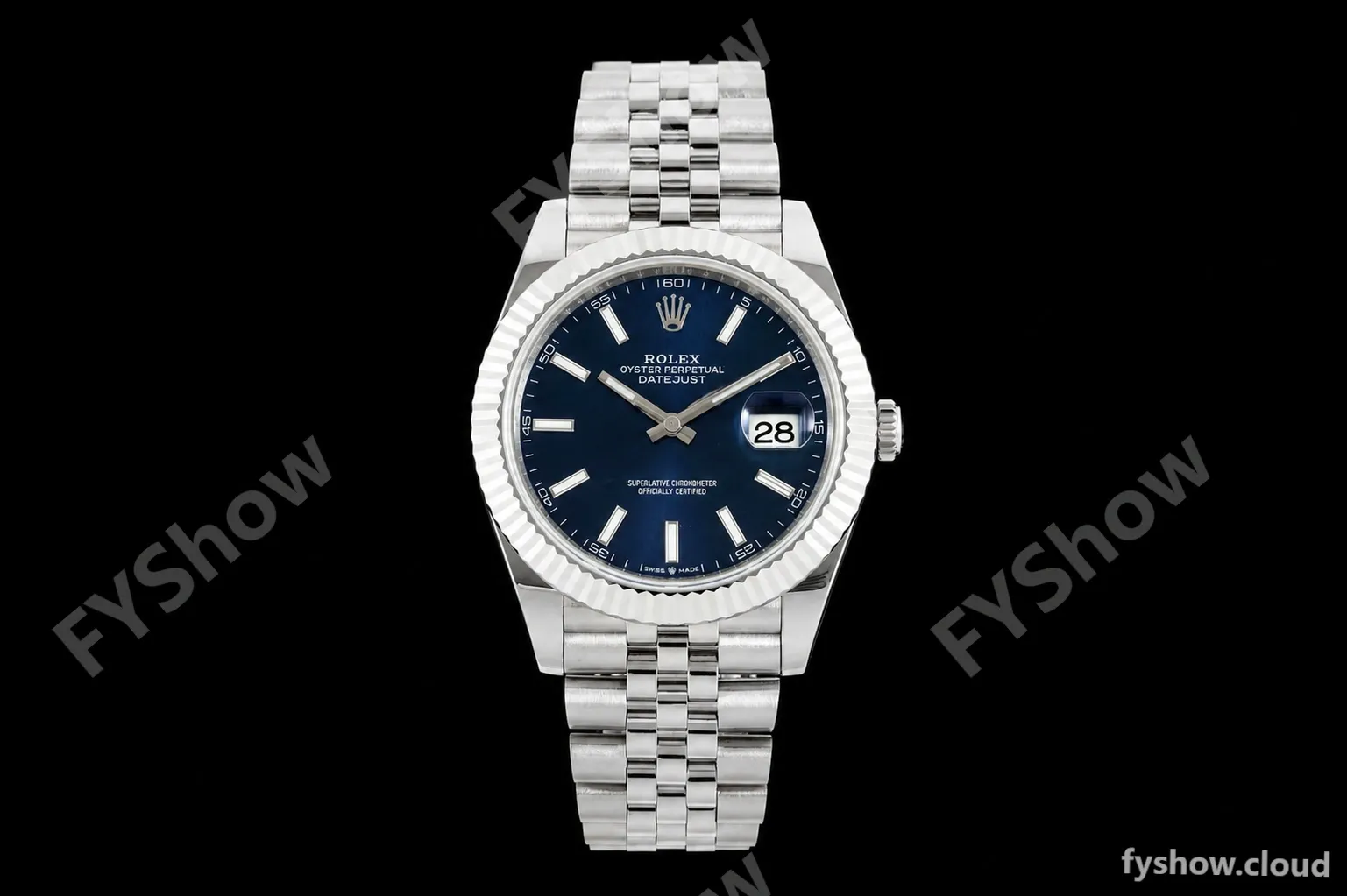 Rolex - Datejust 126334 41mm Gain Weight Jub Flt 904L SS/SS Blu/Stk QF SH3235