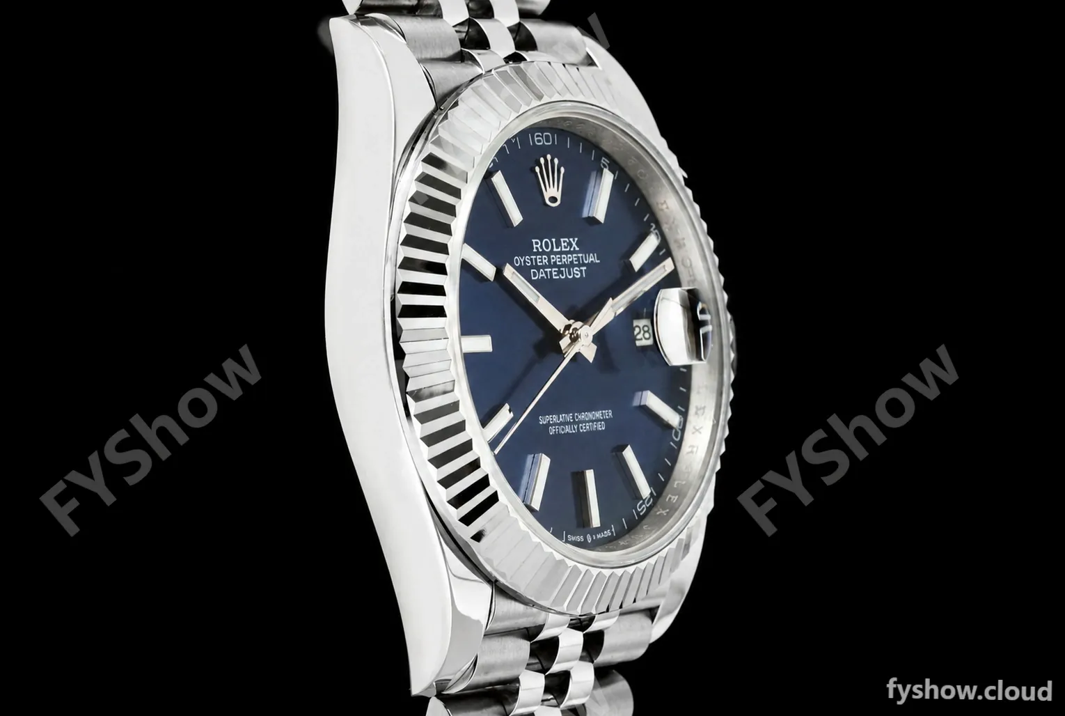 Rolex - Datejust 126334 41mm Gain Weight Jub Flt 904L SS/SS Blu/Stk QF SH3235 - Image 2