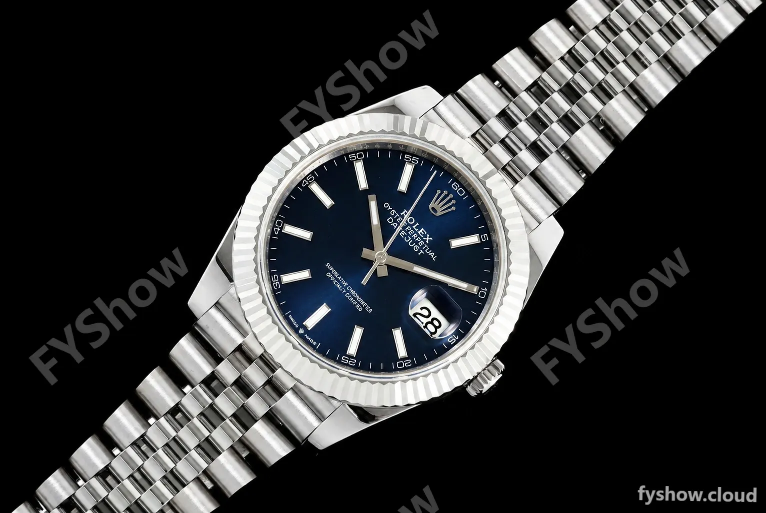 Rolex - Datejust 126334 41mm Gain Weight Jub Flt 904L SS/SS Blu/Stk QF SH3235 - Image 24