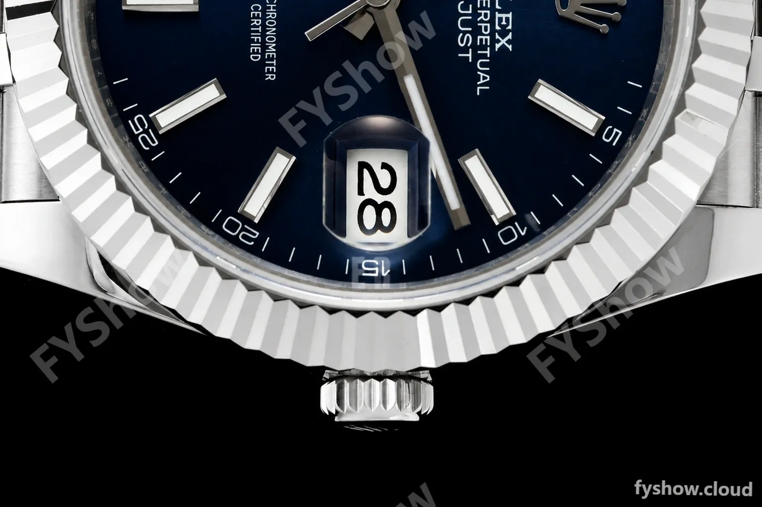 Rolex - Datejust 126334 41mm Gain Weight Jub Flt 904L SS/SS Blu/Stk QF SH3235 - Image 3