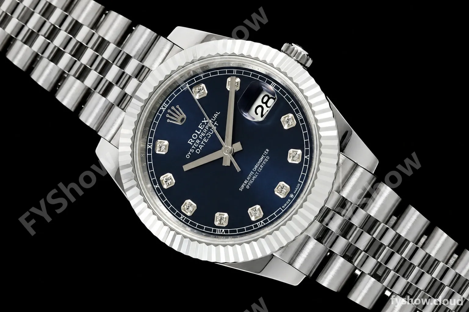 Rolex - Datejust 126334 41mm Gain Weight Jub Flt 904L SS/SS Blu/Dia QF SH3235 - Image 24