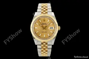 Rolex - Datejust 126333 41mm 904L Gain Weight Jub Flt YG/SS G-Wave/Stk QF SH3235