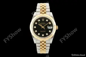 Rolex - Datejust 126333 41mm 904L Gain Weight Jub Flt YG/SS Blk/Dia QF SH3235