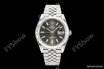 Rolex - Datejust 126334 41mm Jub Flt 904L SS/SS Gray/Stk Clean Plus DD3235