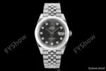 Rolex - Datejust 126334 41mm Jub Flt 904L SS/SS Gray/Dia Clean Plus DD3235