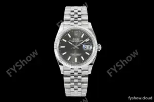 Rolex - Datejust 126234 36mm Jub Flt 904L SS/SS Gry/Stk Clean Plus DD3235