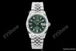 Rolex - Datejust 126234 36mm Jub Flt 904L SS/SS Grn/Stk Clean Plus DD3235