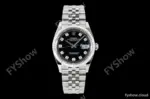 Rolex - Datejust 126234 36mm Jub Flt 904L SS/SS Blk/Dia Clean Plus DD3235