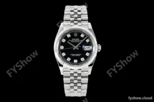 Rolex - Datejust 126234 36mm Jub Flt 904L SS/SS Blk/Dia Clean Plus DD3235