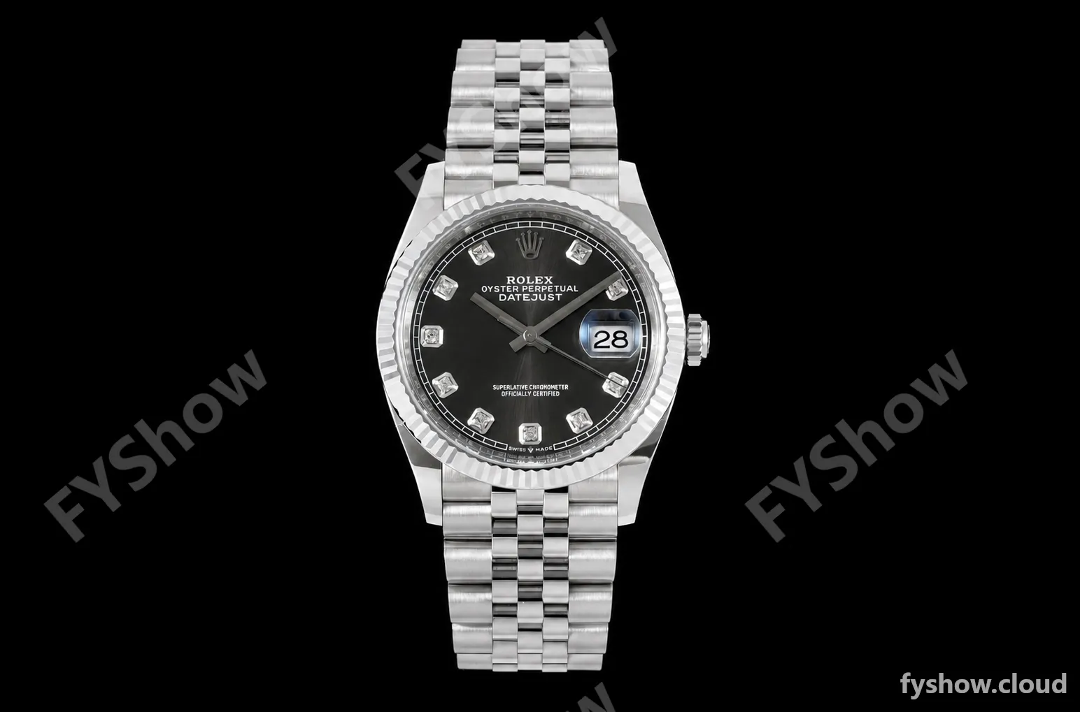 Rolex - Datejust 126234 36mm Jub Flt 904L SS/SS Gry/Dia Clean Plus DD3235