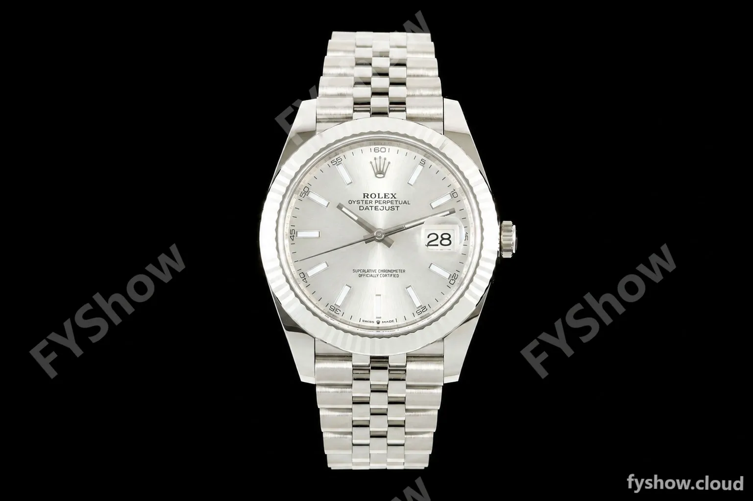 Rolex - Datejust 126334 41mm Jub Flt 904L SS/SS Silv/Stk ARF DD3235