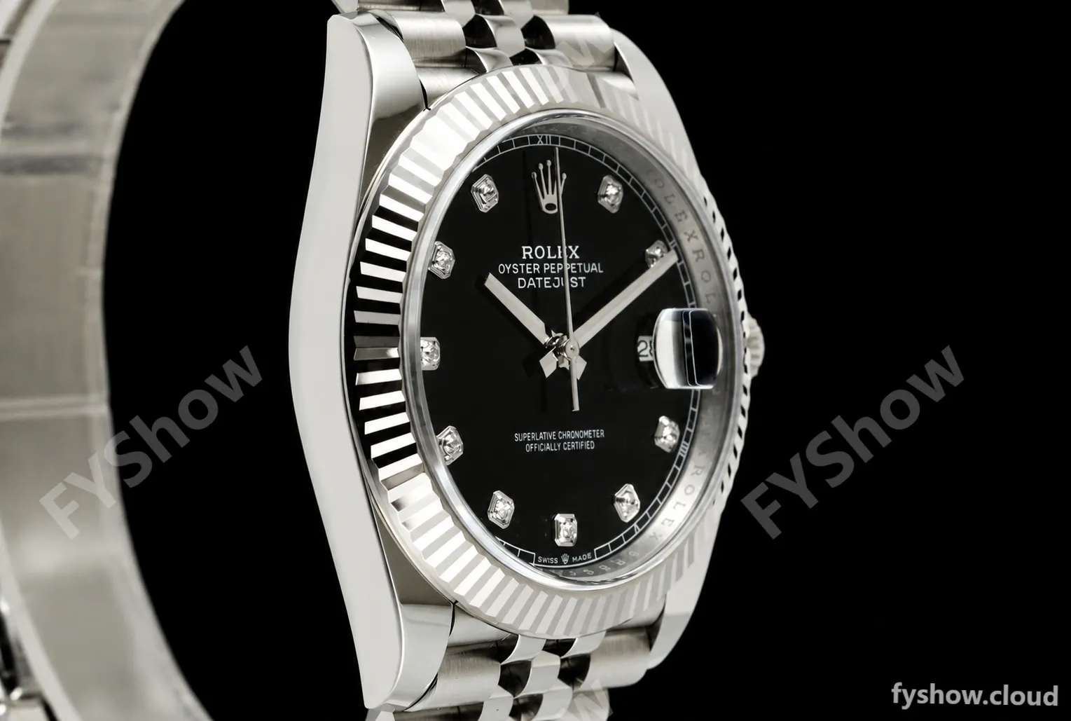 Rolex - Datejust 126334 41mm Jub Flt 904L SS/SS Blk/Dia ARF DD3235 - Image 2