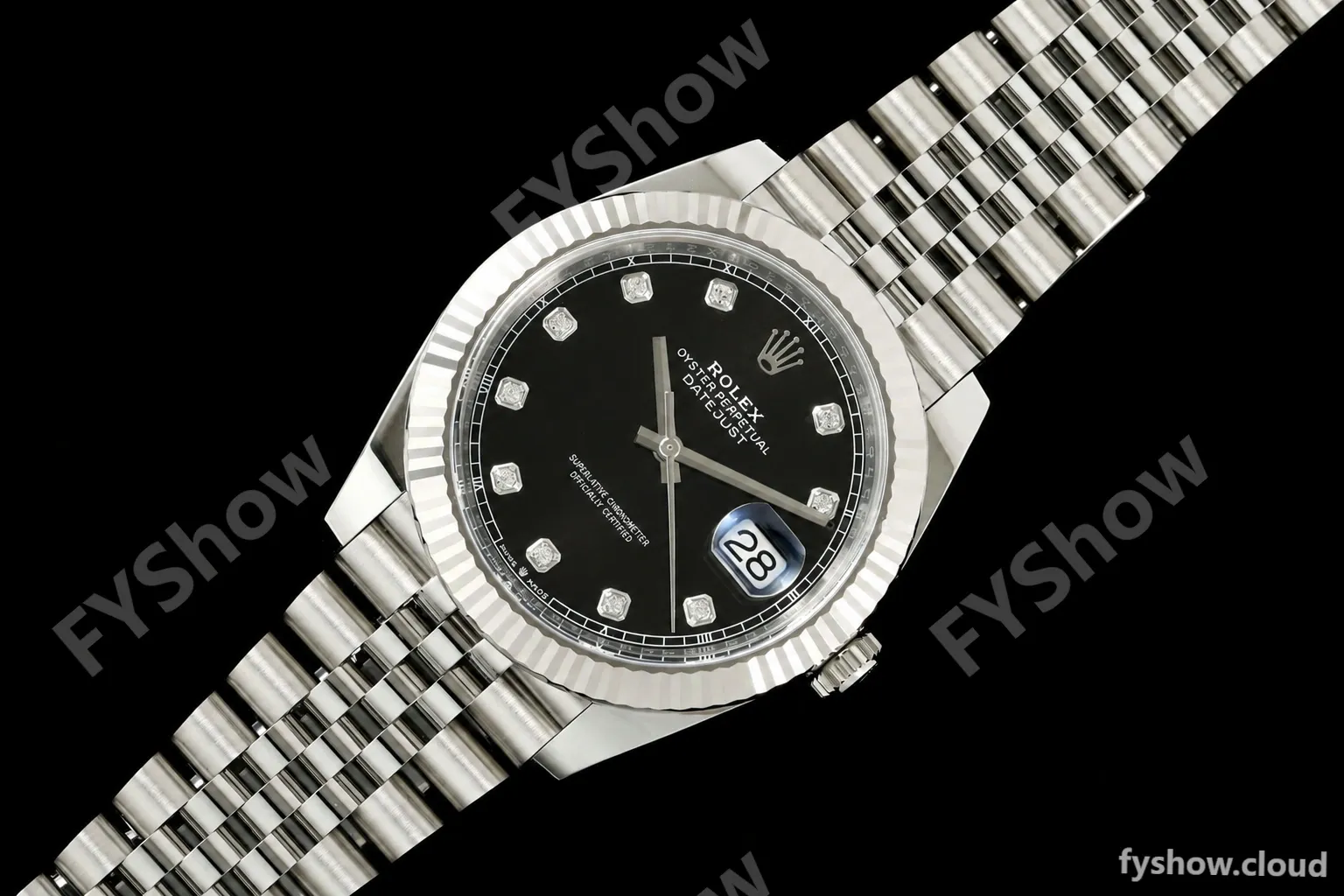 Rolex - Datejust 126334 41mm Jub Flt 904L SS/SS Blk/Dia ARF DD3235 - Image 26