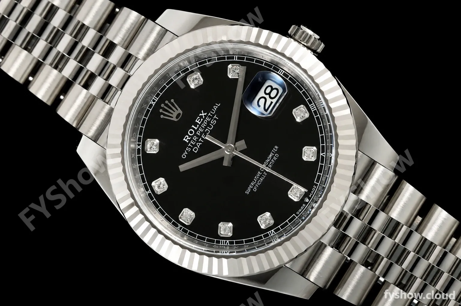 Rolex - Datejust 126334 41mm Jub Flt 904L SS/SS Blk/Dia ARF DD3235 - Image 27
