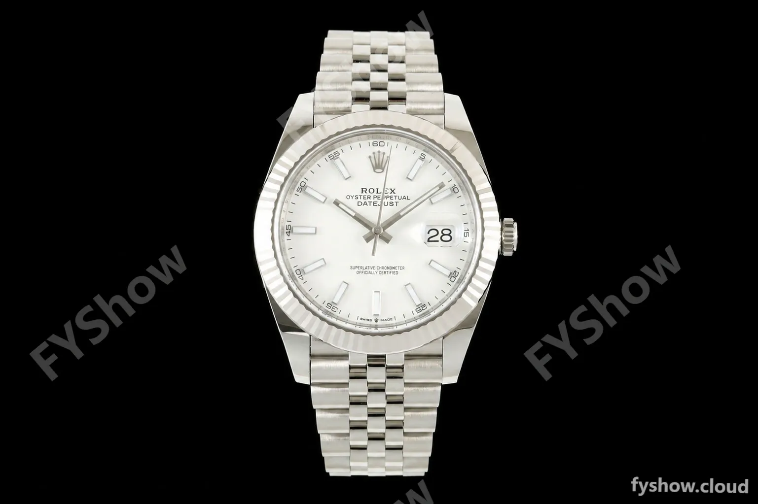 Rolex - Datejust 126334 41mm Jub Flt 904L SS/SS Wht/Stk ARF DD3235