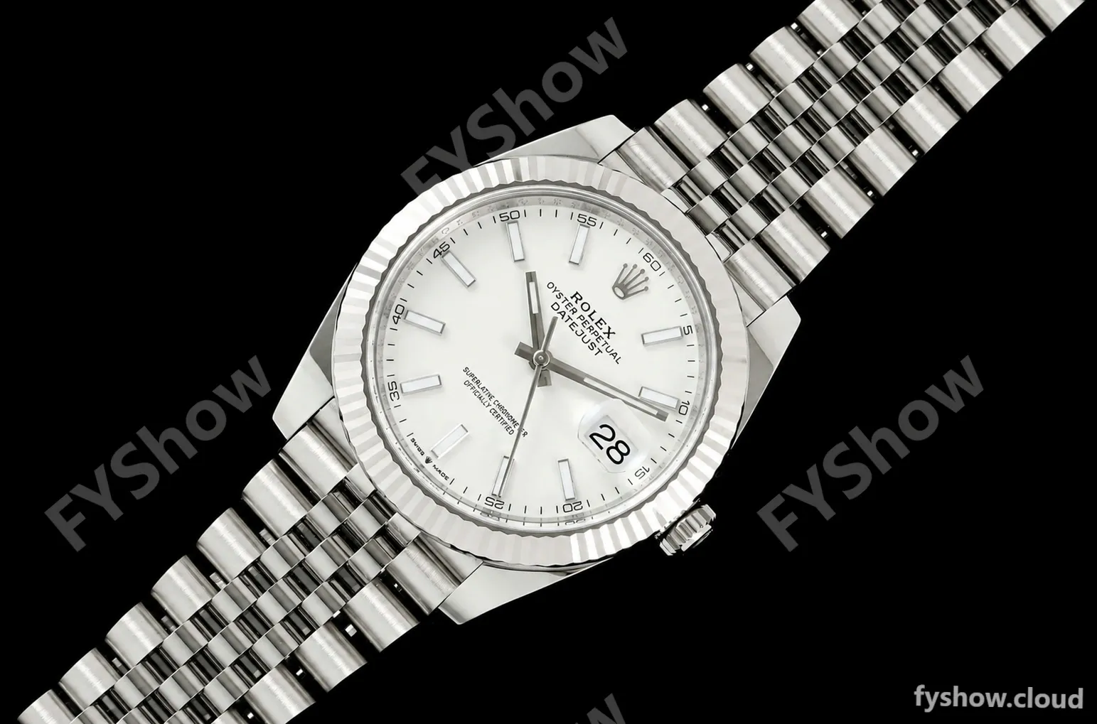 Rolex - Datejust 126334 41mm Jub Flt 904L SS/SS Wht/Stk ARF DD3235 - Image 27