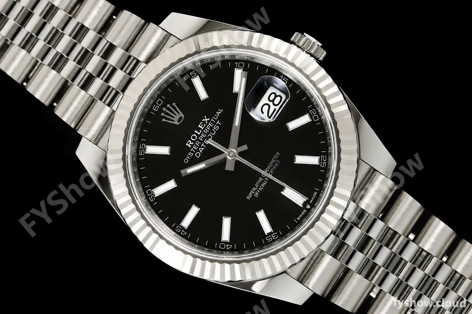 Rolex - Datejust 126334 41mm Jub Flt 904L SS/SS Blk/Stk ARF DD3235 - Image 28