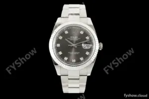 Rolex - Datejust 126334 41mm Oys Flt 904L SS/SS Gray/Dia ARF DD3235