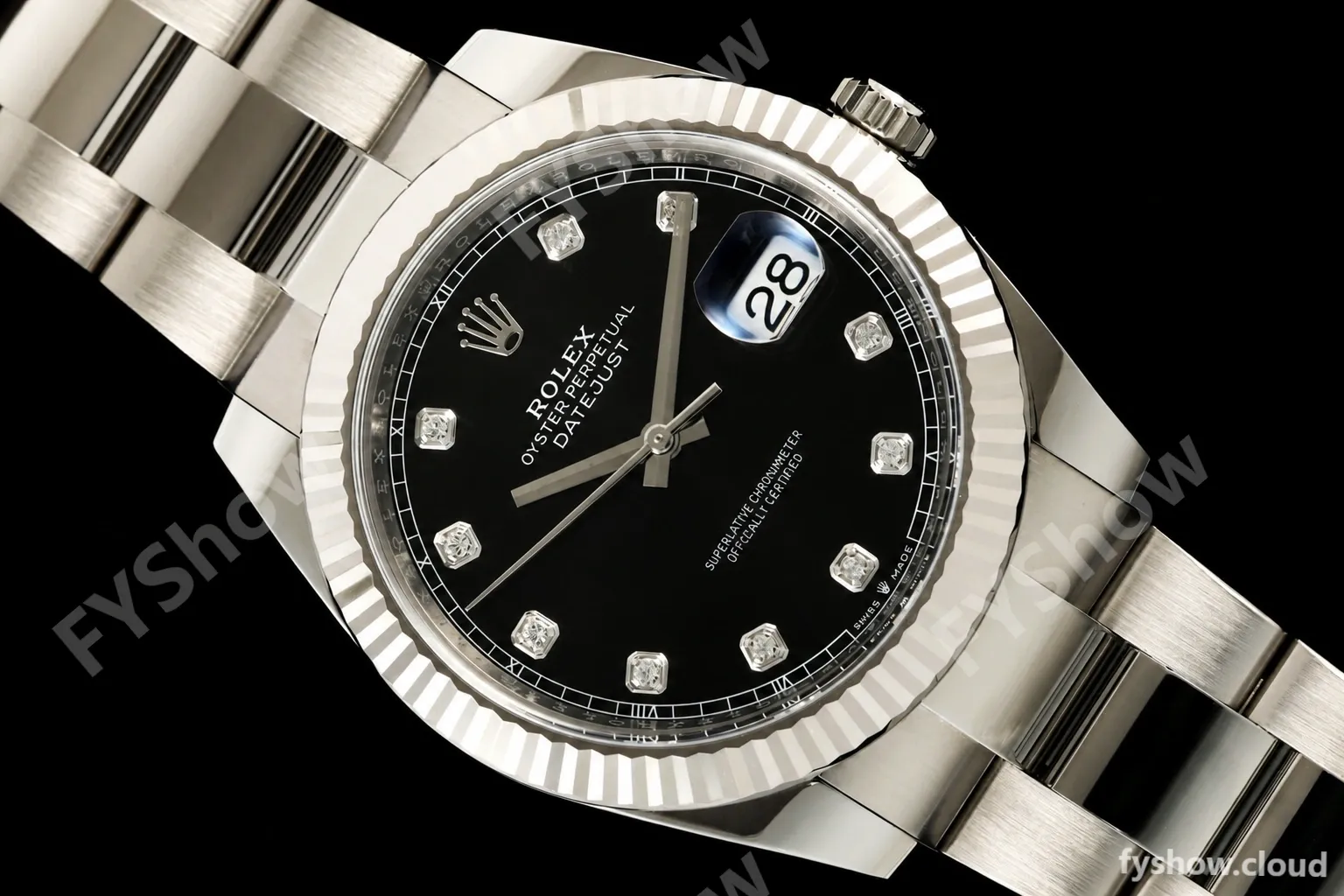 Rolex - Datejust 126334 41mm Oys Flt 904L SS/SS Blk/Dia ARF DD3235 - Image 28
