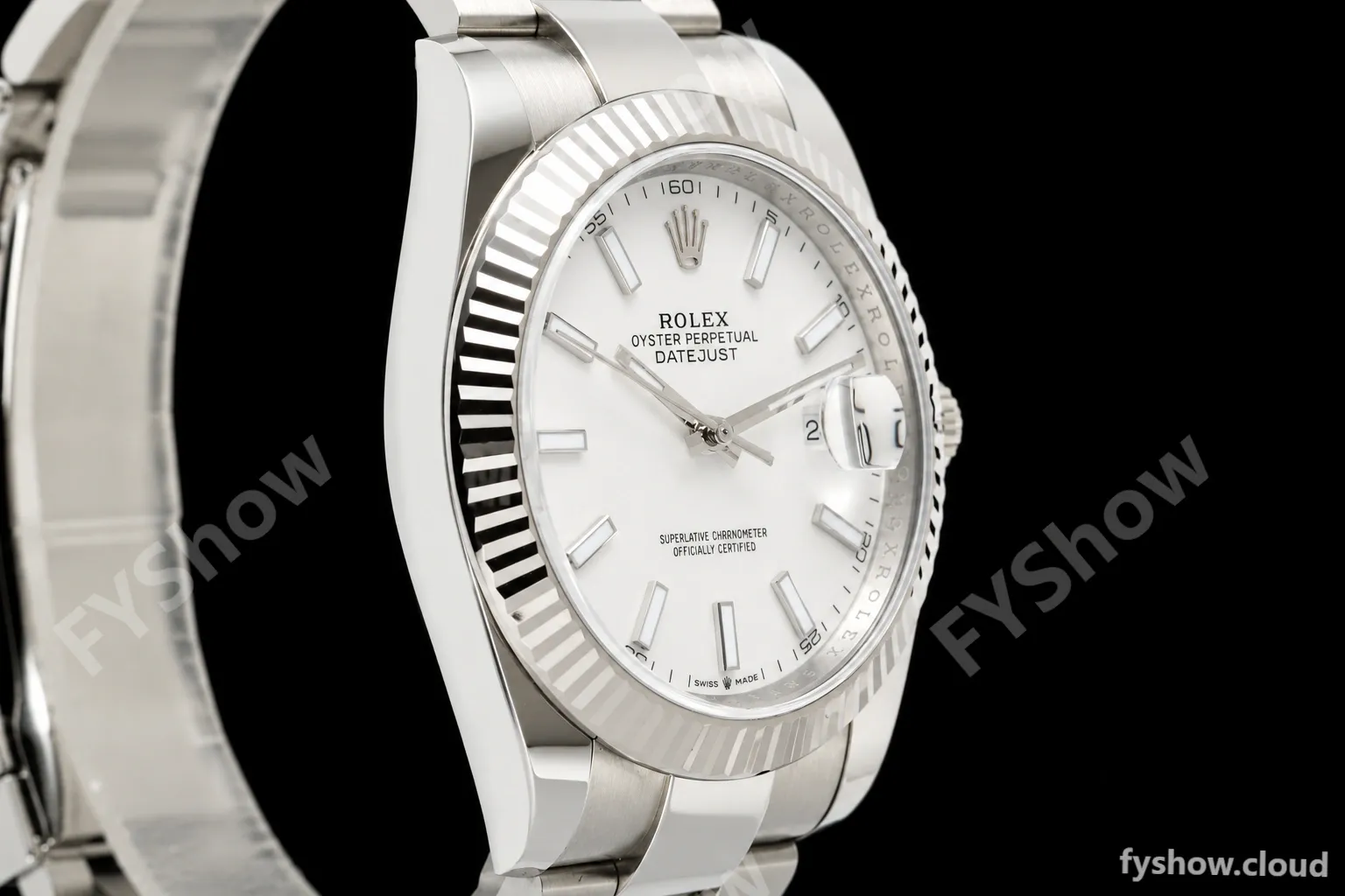 Rolex - Datejust 126334 41mm Oys Flt 904L SS/SS Wht/Stk ARF DD3235 - Image 2
