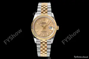 Rolex - Datejust 126233 36mm Jub Flt 904L YG/SS G-Wave/Stk QF SH3235
