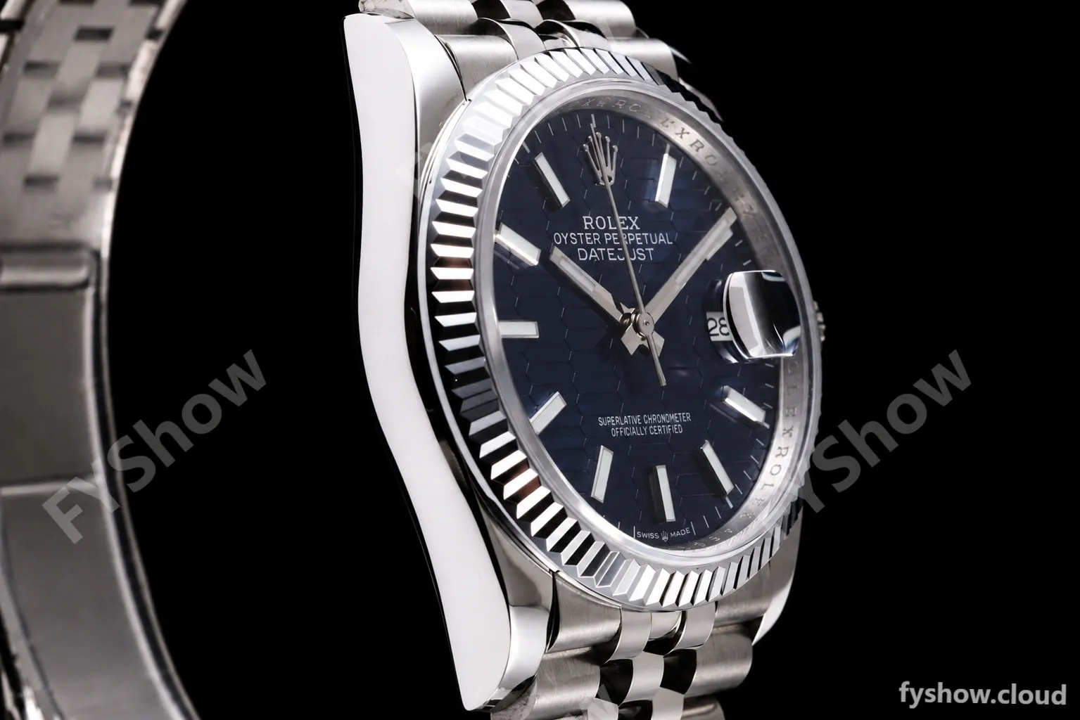 Rolex - Datejust 126234 36mm Jub Flt 904L SS/SS F-Blu/Stk QF SH3235 - Image 2