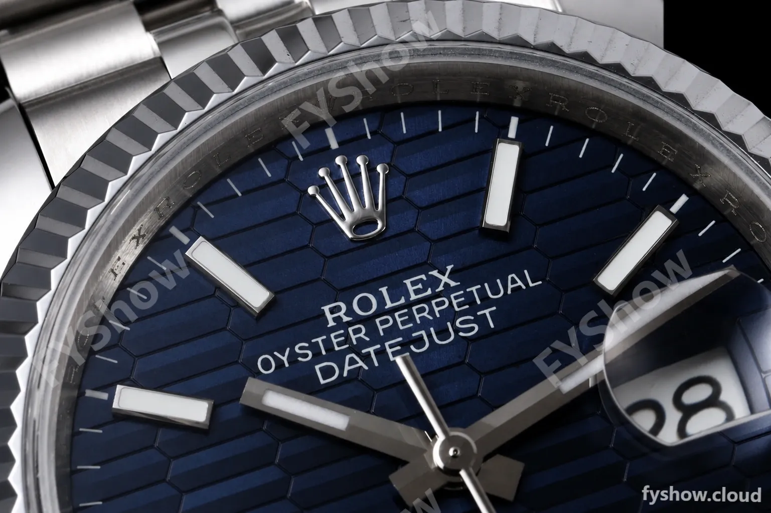 Rolex - Datejust 126234 36mm Jub Flt 904L SS/SS F-Blu/Stk QF SH3235 - Image 5