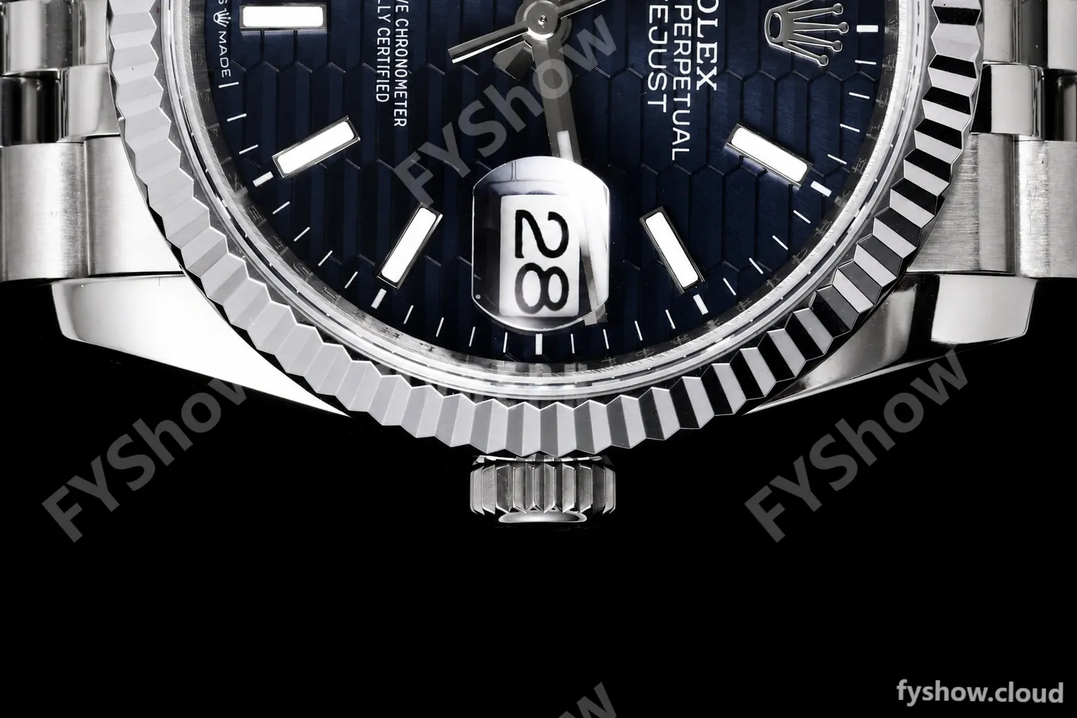 Rolex - Datejust 126234 36mm Jub Flt 904L SS/SS F-Blu/Stk QF SH3235 - Image 8
