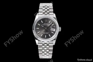 Rolex - Datejust 126234 36mm Jub Flt 904L SS/SS Grey/Stk QF SH3235
