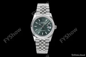 Rolex - Datejust 126234 36mm Jub Flt 904L SS/SS Green/Stk QF SH3235