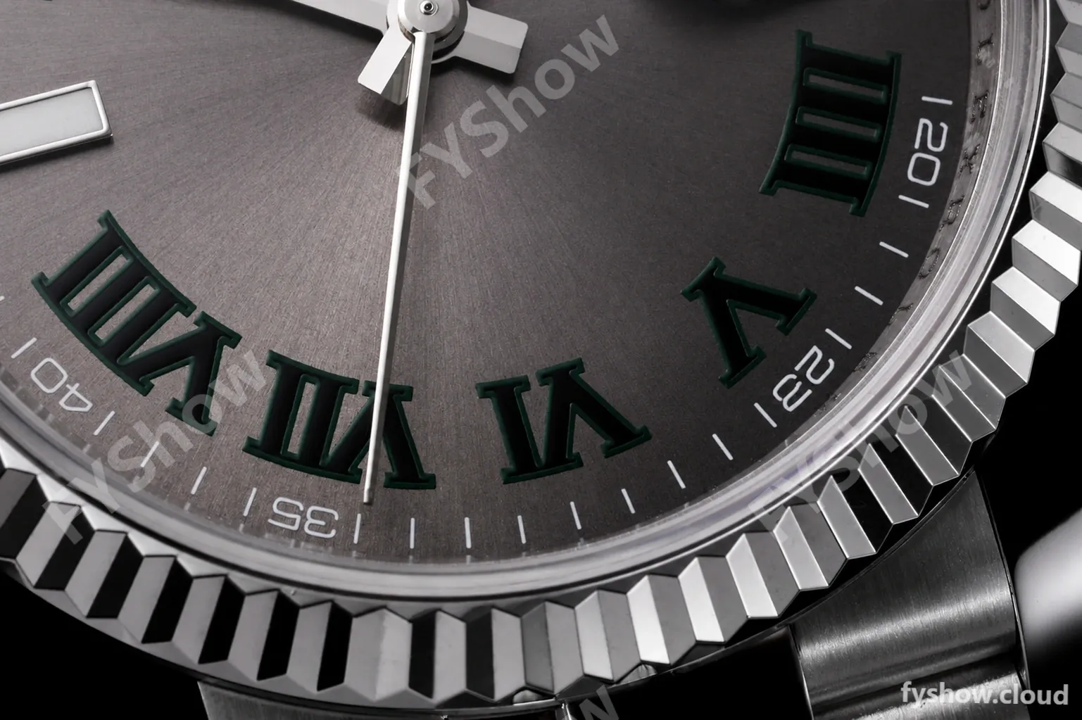 Rolex - Datejust 126234 36mm Wimbledon Jub Flt 904L SS/SS Grey/Rmn QF SH3235 - Image 6