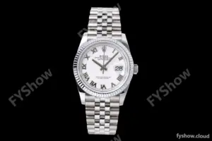 Rolex - Datejust 126234 36mm Jub Flt 904L SS/SS Wht/Rmn QF SH3235
