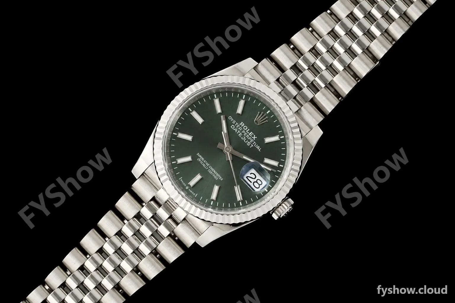 Rolex - Datejust 126234 36mm Jub Flt 904L SS/SS Mint Green VSF V2 VS3235 - Image 2