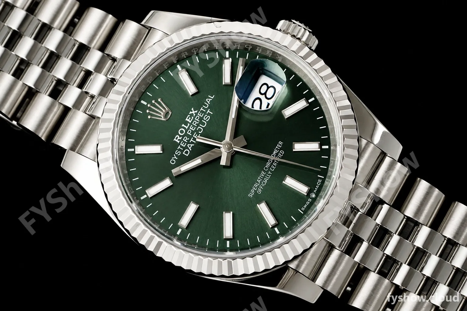 Rolex - Datejust 126234 36mm Jub Flt 904L SS/SS Mint Green VSF V2 VS3235 - Image 3