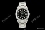 Rolex - Datejust 126284RBR 36mm Oys Dia 904L SS/SS Blk/Dia VSF VS3235