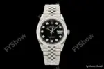 Rolex - Datejust 126284RBR 36mm Jub Dia 904L SS/SS Blk/Dia VSF VS3235