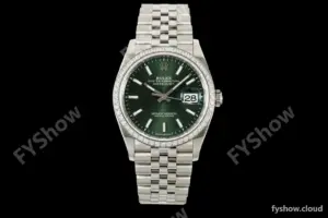 Rolex - Datejust 126284RBR 36mm Jub Dia 904L SS/SS Grn/Dia VSF VS3235