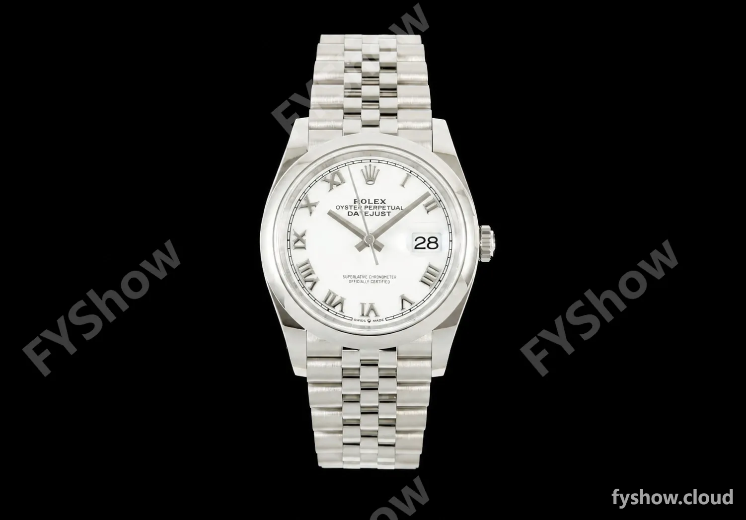 Rolex - Datejust 36mm 126200 Jub Smt 904L SS/SS Wht/Rmn VSF VS3235