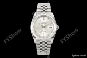 Rolex - Datejust 36mm 126200 Jub Smt 904L SS/SS Silv/Stk VSF VS3235