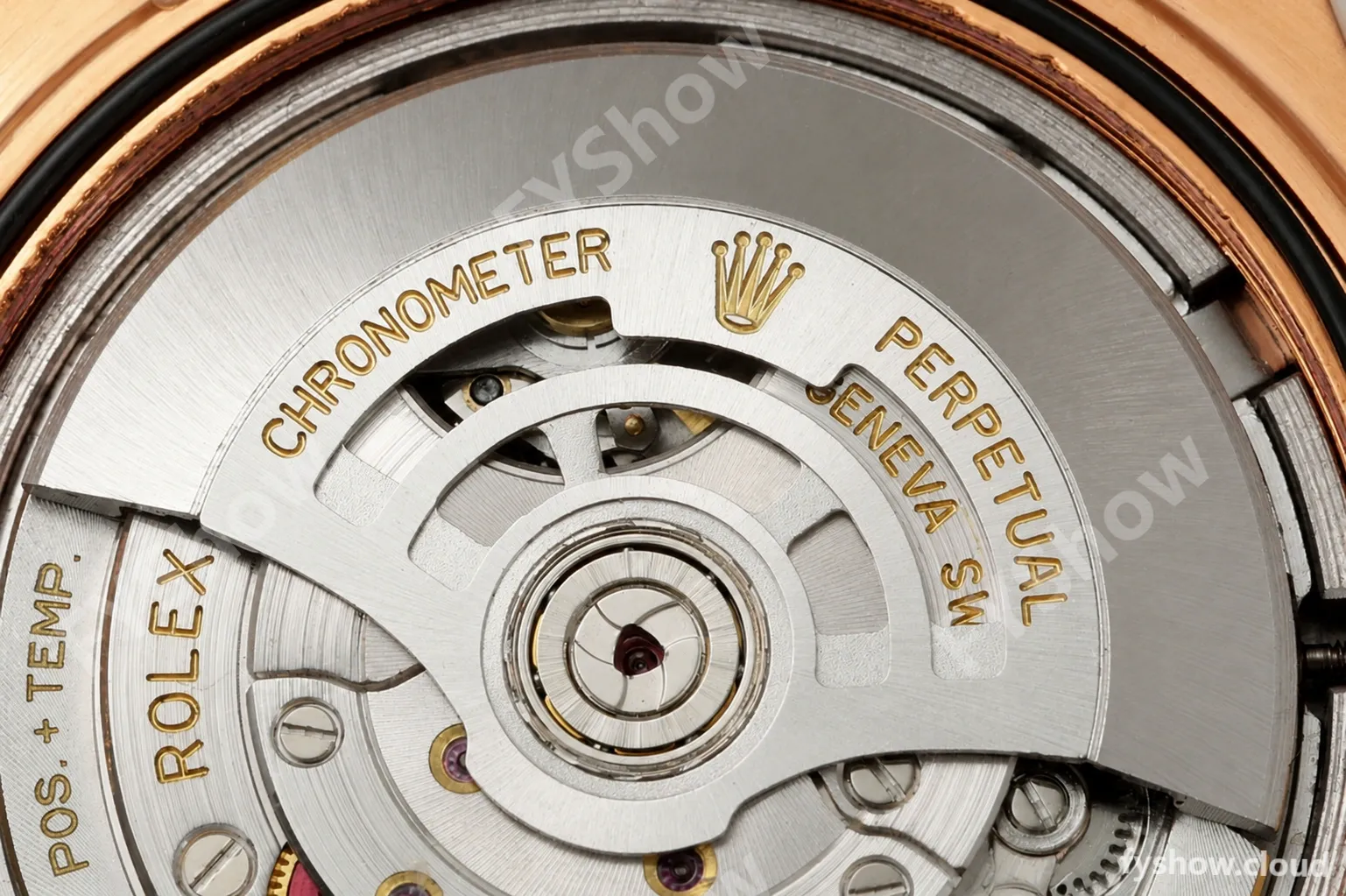 Rolex - DayDate 228235 Gain Weight 40mm Flt Pres RG/RG Black/Rmn KF VR3255 - Image 25