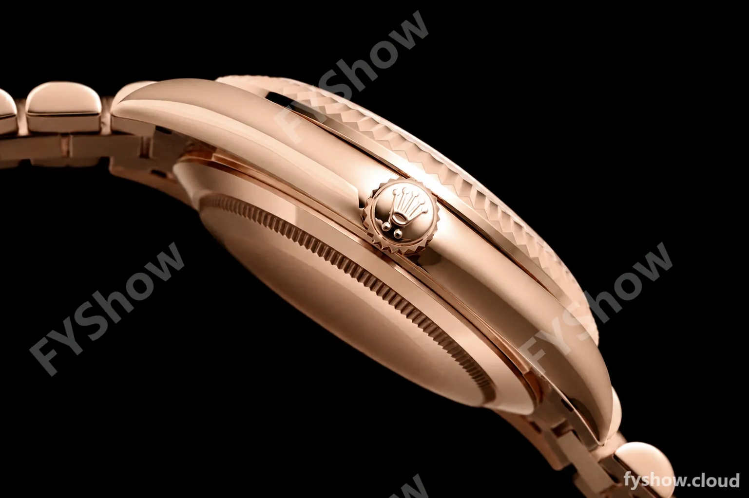 Rolex - DayDate 228235 Gain Weight 40mm Flt Pres RG/RG Black/Rmn KF VR3255 - Image 9