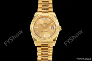 Rolex - DayDate 228238 Gain Weight 40mm Flt Pres YG/YG Gold/Dia KF VR3255