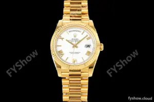 Rolex - DayDate 228238 Gain Weight 40mm Flt Pres YG/YG Wht/Rmn KF VR3255