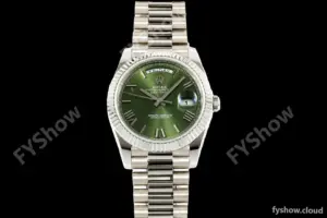 Rolex - DayDate 228239 Gain Weight 40mm Flt Pres SS/SS Grn/Rmn KF VR3255