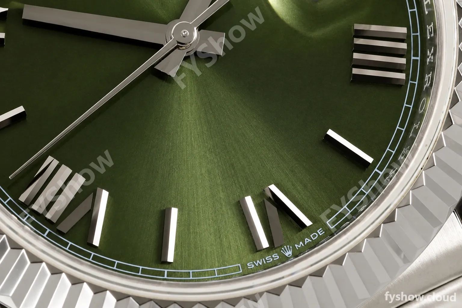 Rolex - DayDate 228239 Gain Weight 40mm Flt Pres SS/SS Grn/Rmn KF VR3255 - Image 6